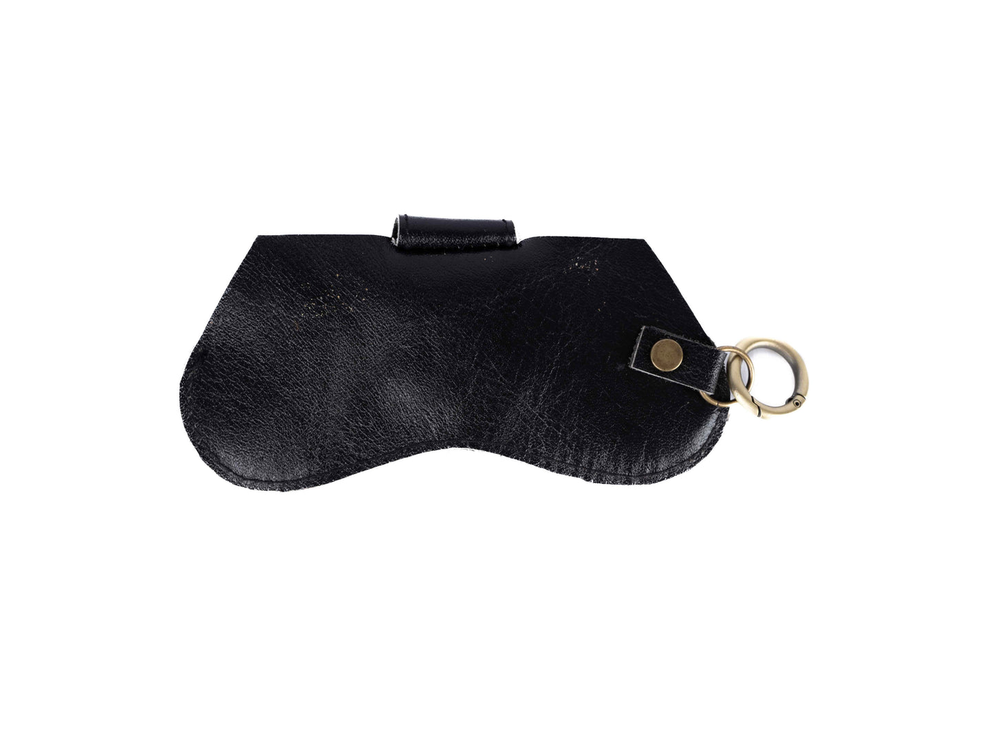 The Leather Glasses Case In Black