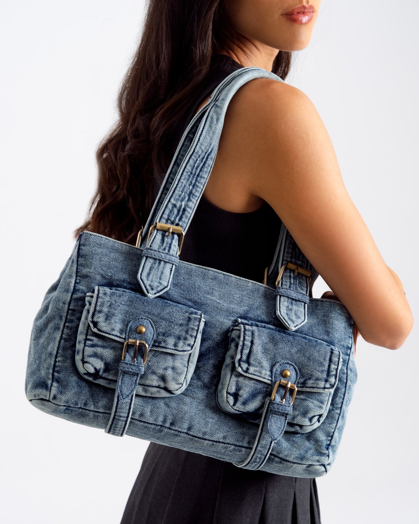 Karla Bag In Washed Denim