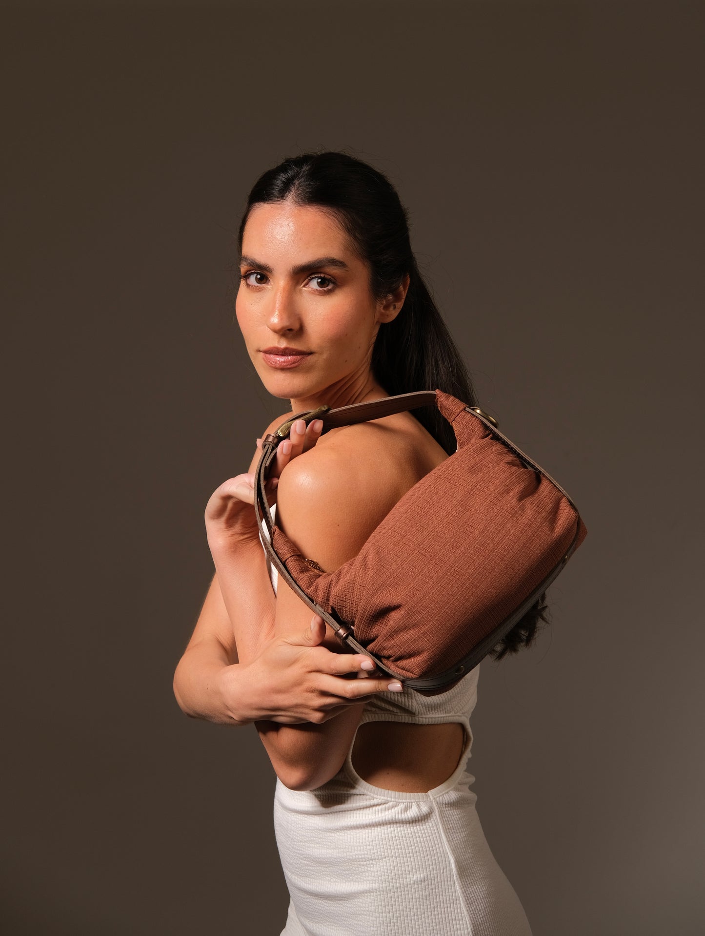 Mini Kamila in Rust Brown