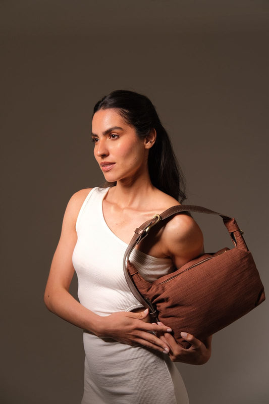Kamila Bag In Rust Brown(Includes a free matching charm)