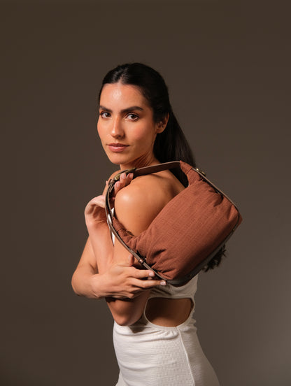 Mini Kamila in Rust Brown (Includes a free matching charm)